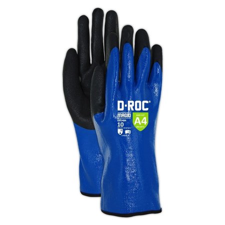 MAGID DROC Chemical Resistant and Waterproof Fully Coated Nitrile Work GloveCut Level A4 GPD484-11